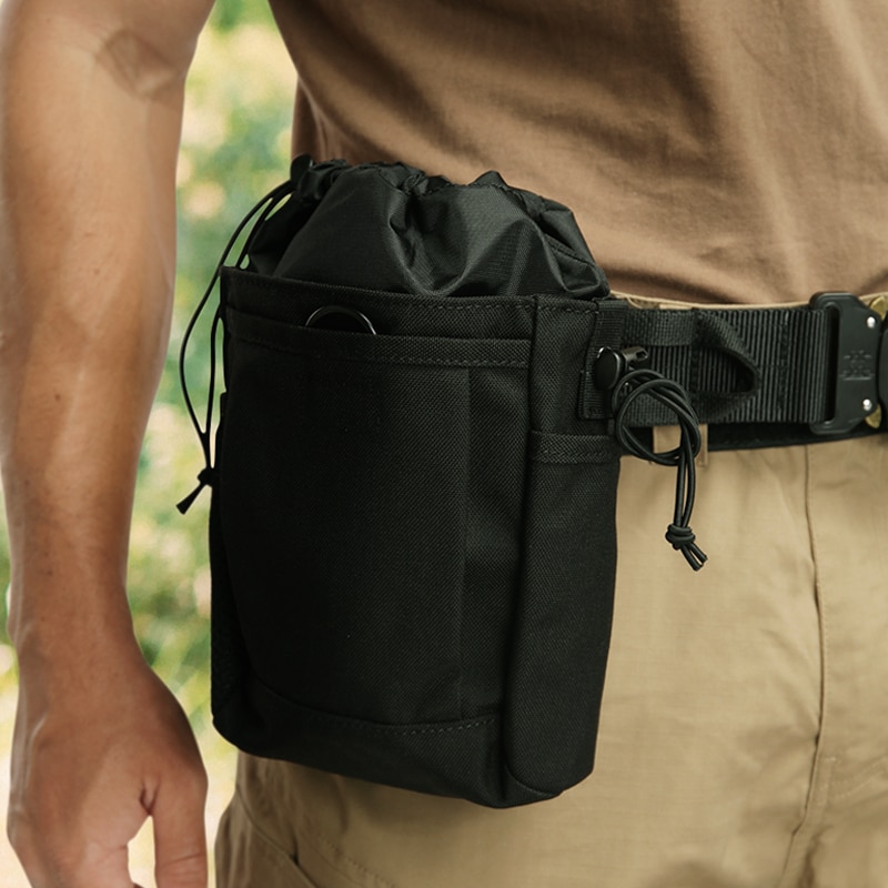 Tuxapo Drawstring Recovery Pouch in black