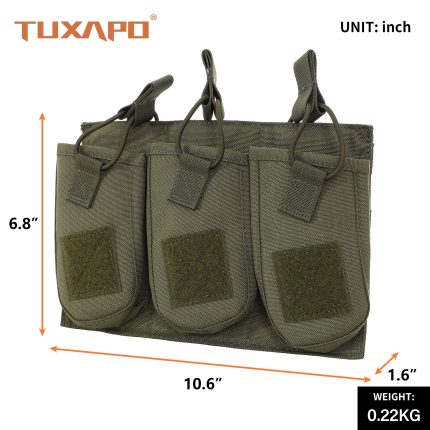 Tuxapo tactical Magazine Pouches ranger green size