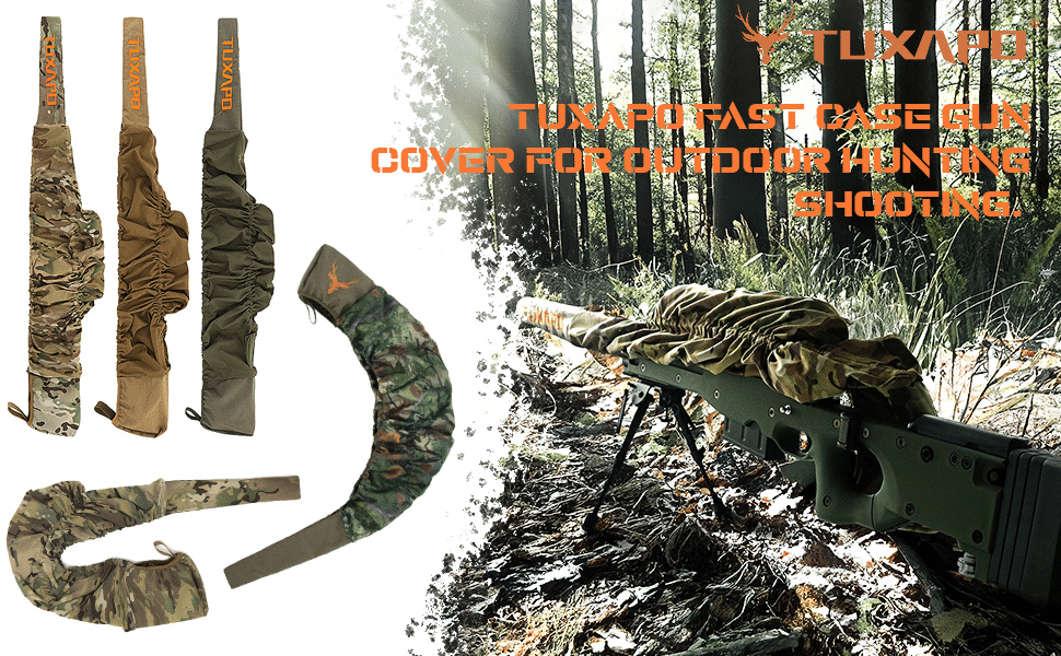 Tuxapo rapid rifle gun cover for hunting and shooting
