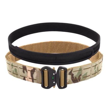 Tuxapo tactical belt set in camouflage, durable and versatile