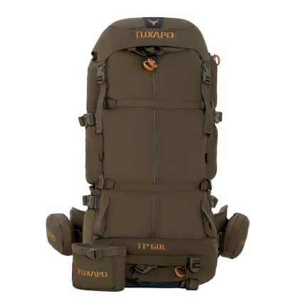 Tuxapo 60L hunting backpack coyote brown