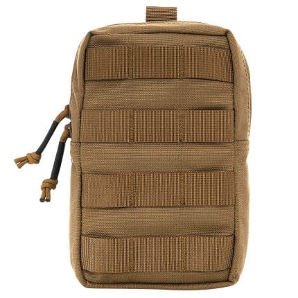 Tuxapo TPA406 tactical small MOLLE EDC pouch in brown, durable and functional